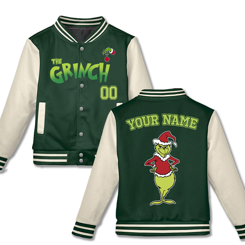 Personalized Name And Number Steal You Christmas Teacher Baseball Jacket