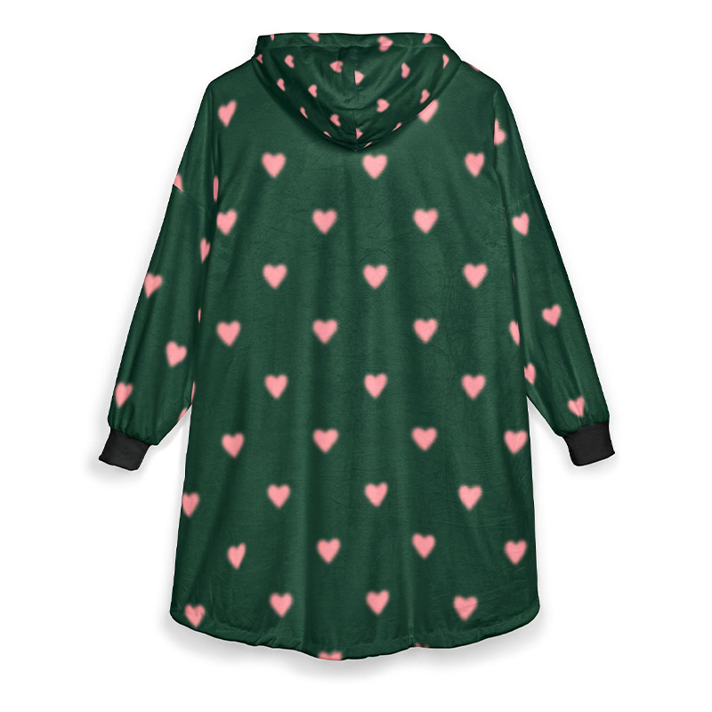 Wicked For Good Heart Teacher Blanket Hoodie
