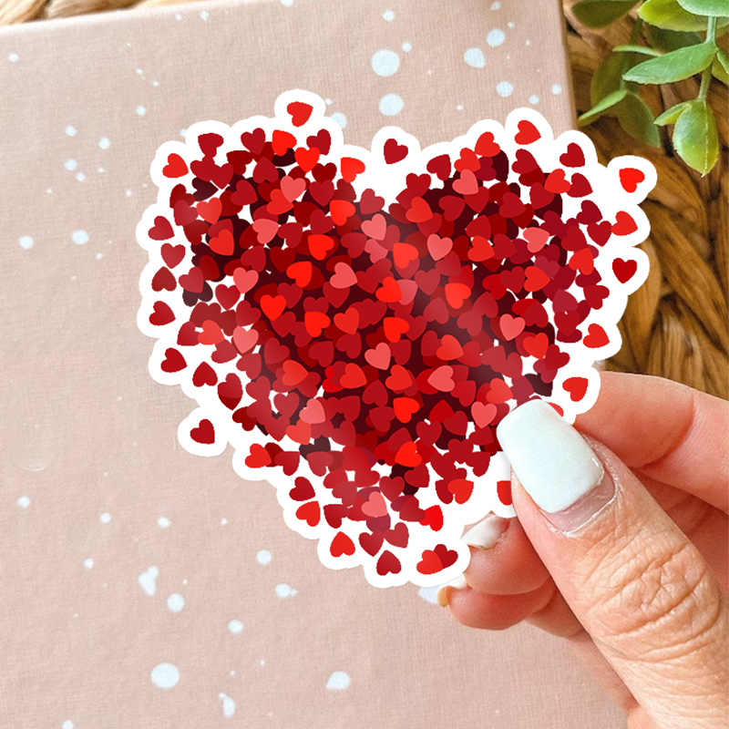 Let Love Fill Your Heart Teacher Stickers