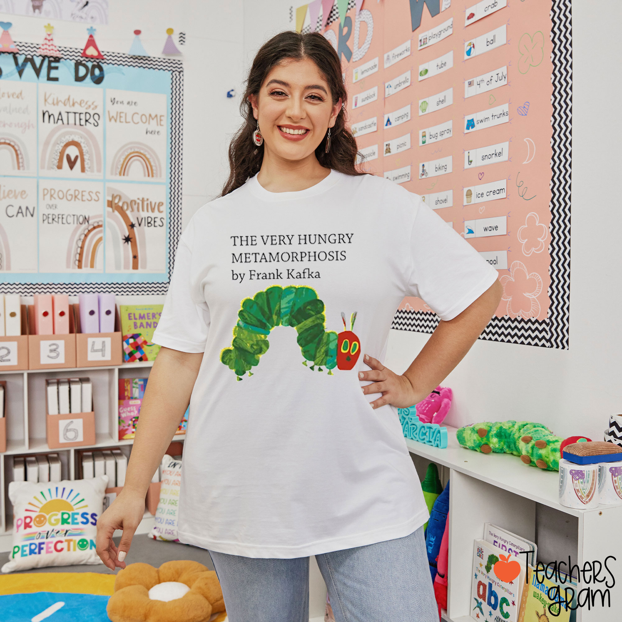 The Very Hungry Metamorphosis Teacher T-Shirt