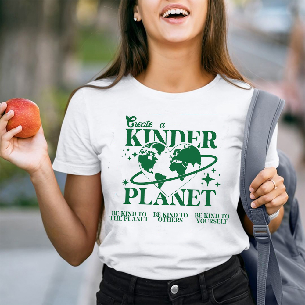 Create A Kinder Planet Teacher T-Shirt