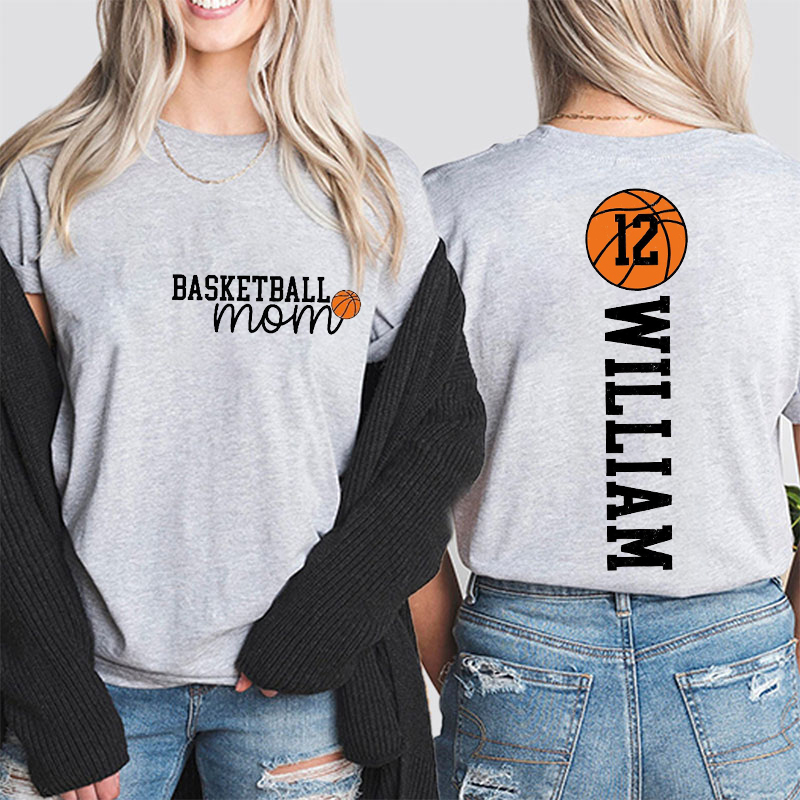 Personalized Sport And Your Name Game Day Teacher Two Sided T-Shirt