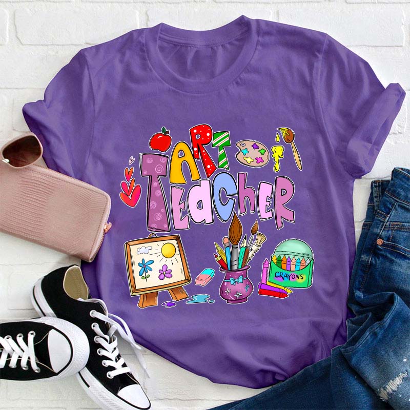 Drawing Lover Teacher T-Shirt