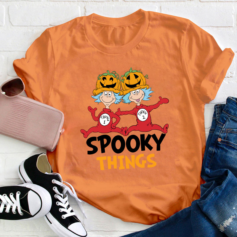 Spooky Things Teacher T-Shirt