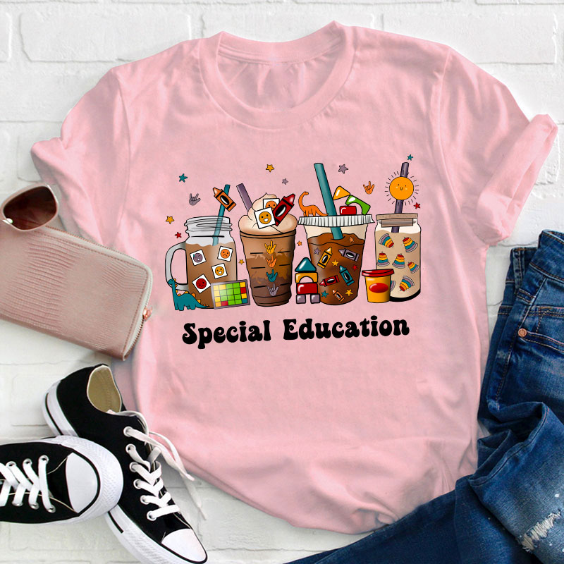 Special Education Beverage Teacher T-Shirt