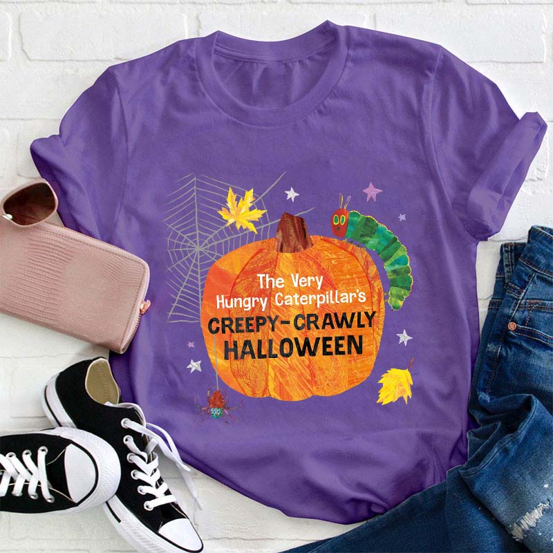 Caterpillar’s Creepy-Crawly Halloween Teacher T-Shirt