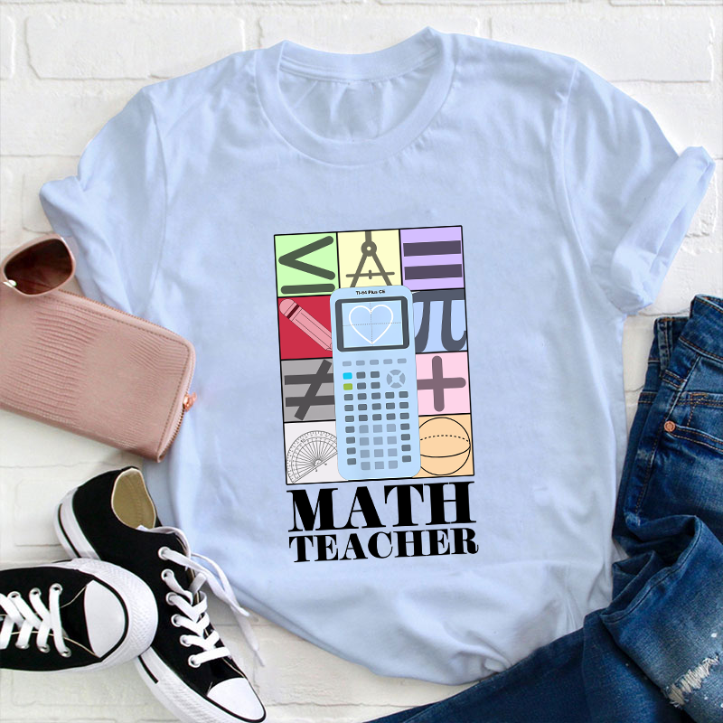 Calculator Math Teacher T-Shirt