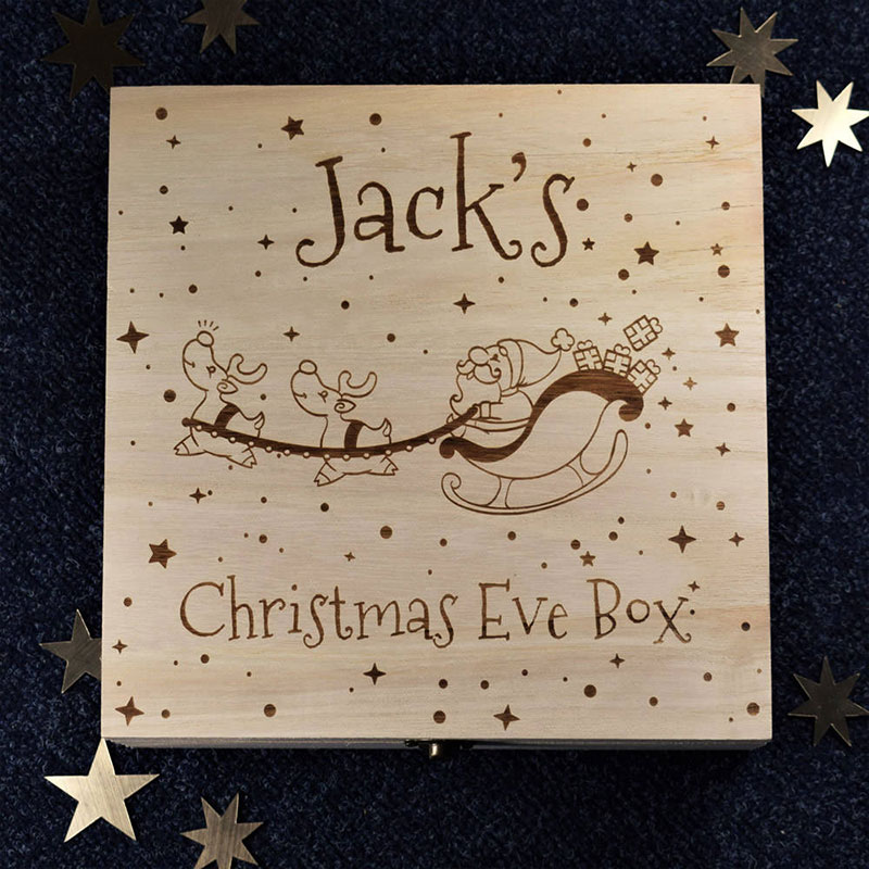 Personalized Teacher Christmas Eve Box
