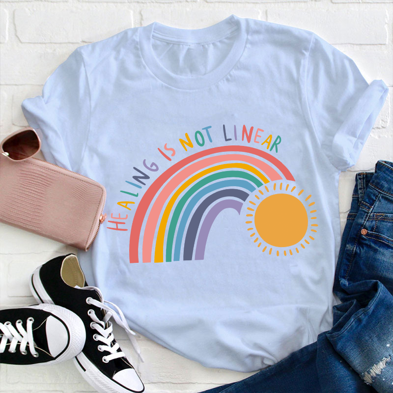 Healing Is Not Linear Teacher T-Shirt