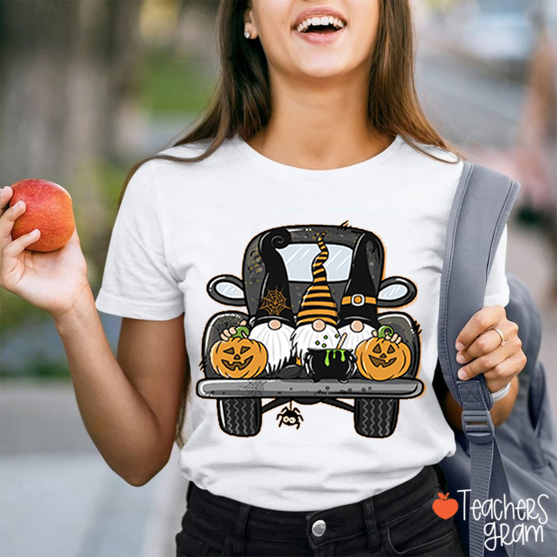 Truck Dwarf Halloween Teacher T-Shirt