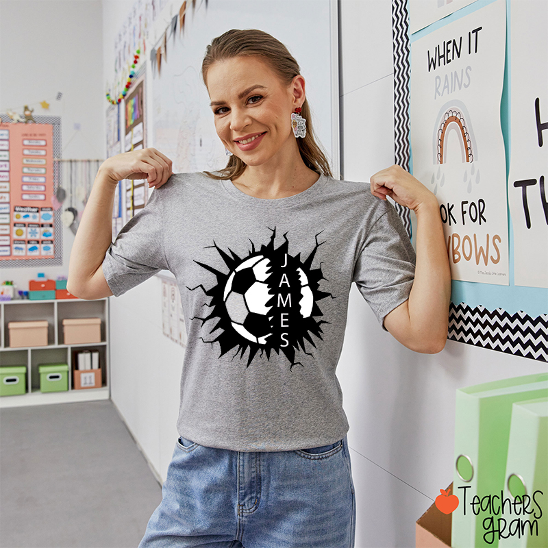 Personalized Sport And Name Game Day Teacher T-Shirt