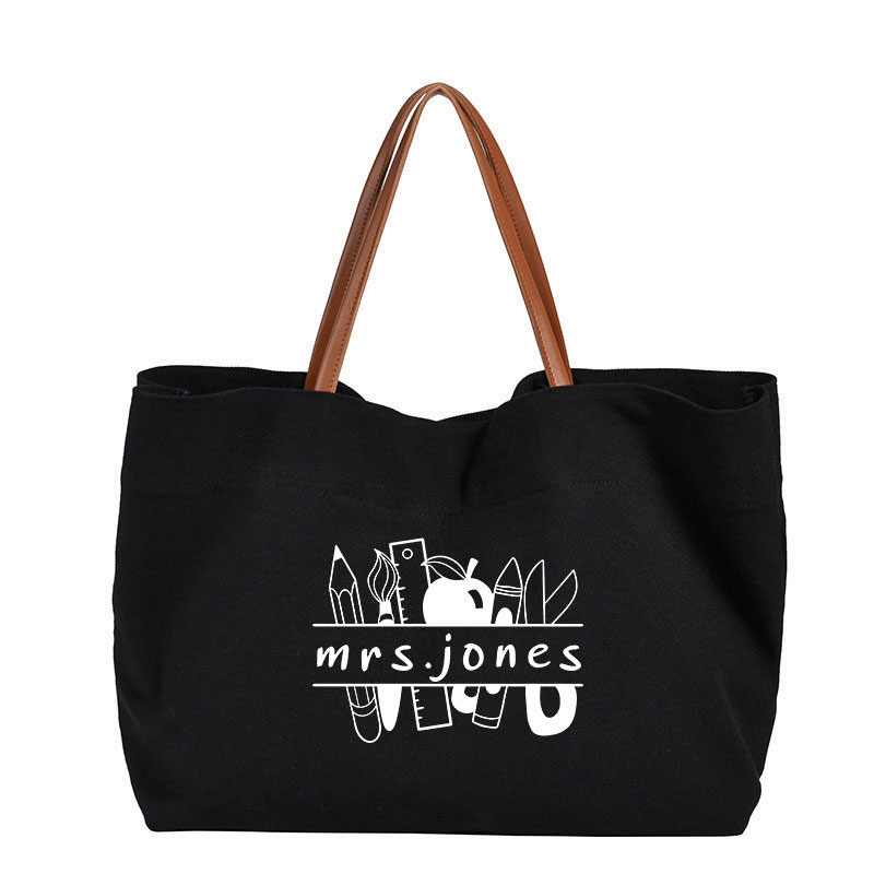 Personalized Teacher Supplies Teacher Shoulder Bag