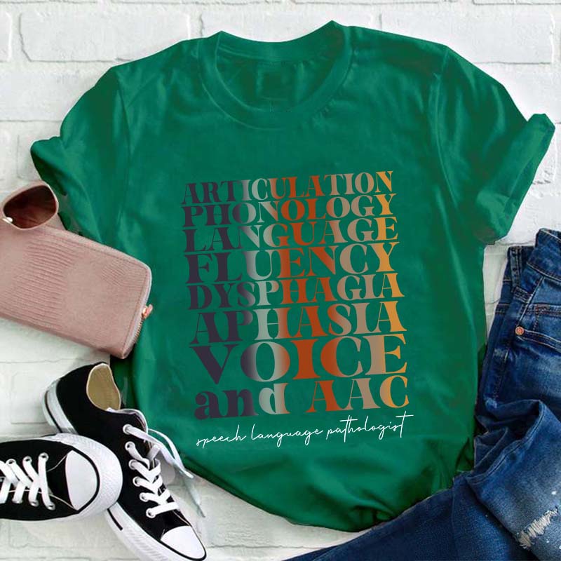 Speech Language Pathologist Teacher T-Shirt