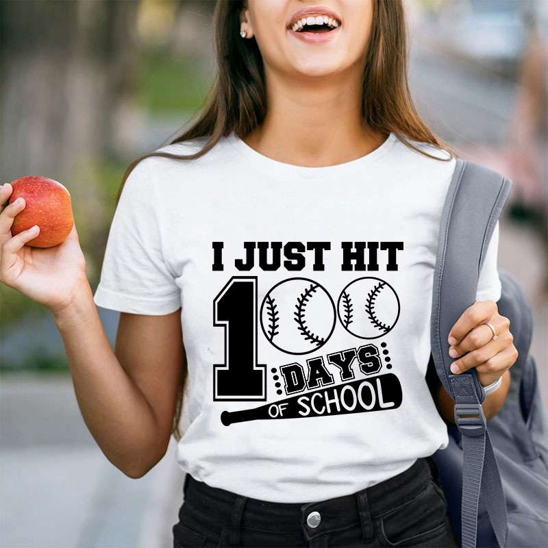 I Just Hit 100 Days Of School Teacher T-Shirt