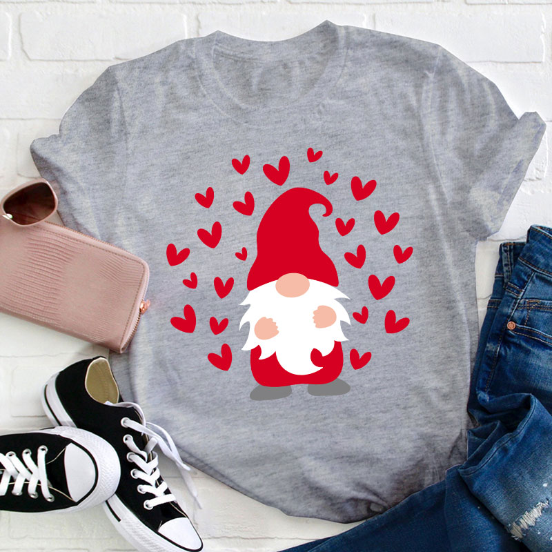 Gnome Love Teacher T-Shirt