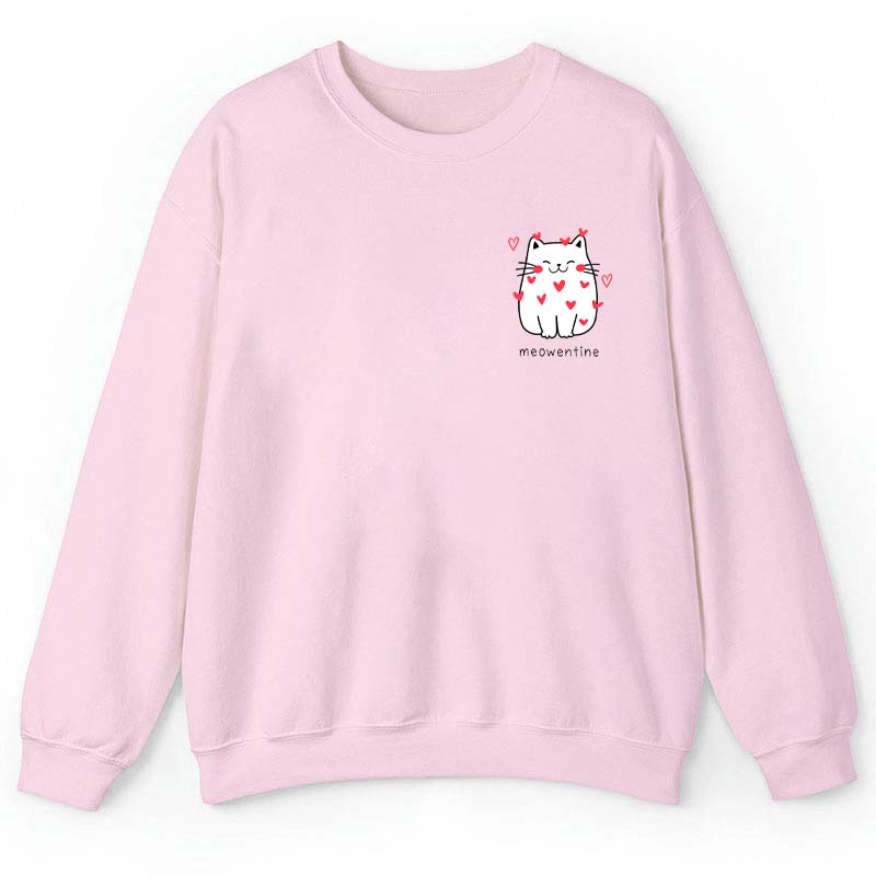 Meowentine Teacher Sweatshirt