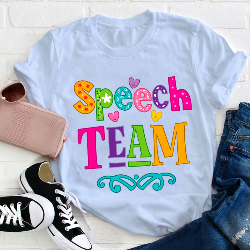 Speech Team Teacher T-Shirt