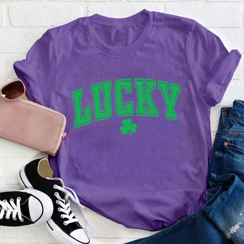 Lucky Shamrock Teacher T-Shirt