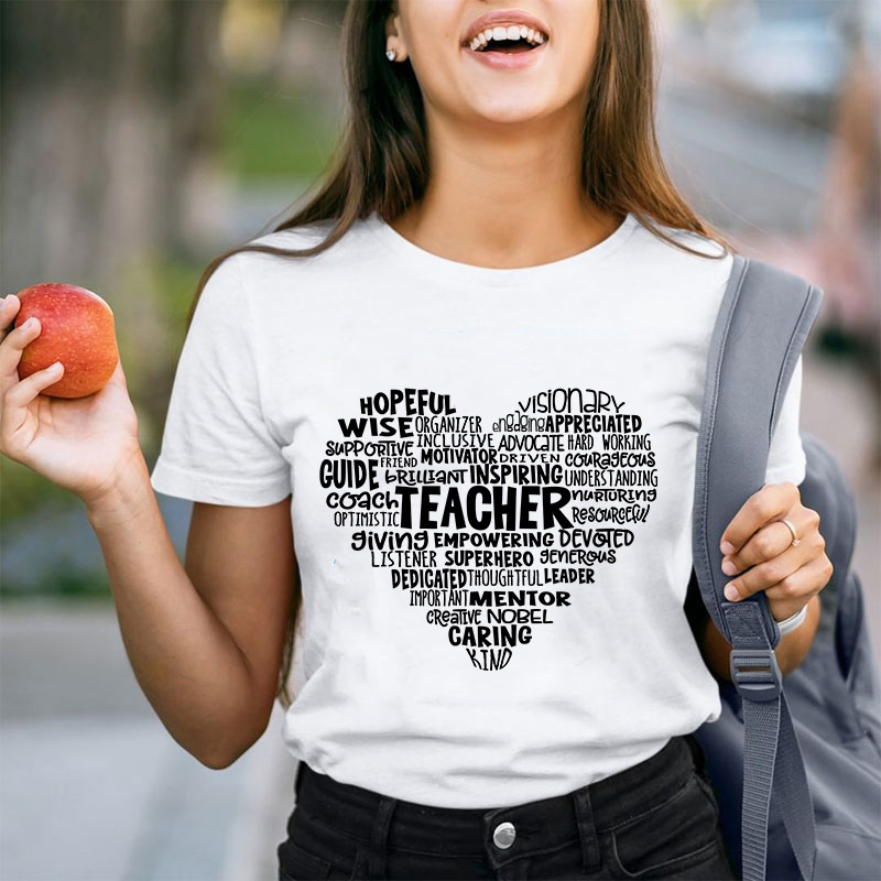 Positive Heart Teacher T-Shirt