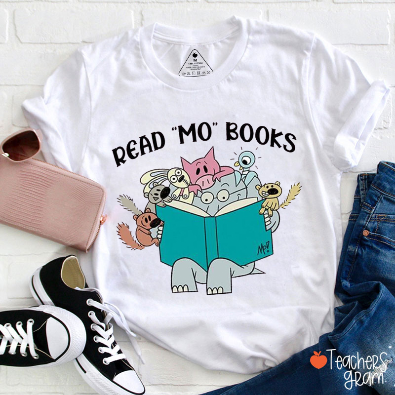 Little Animals Read Mo Books Teacher T-Shirt