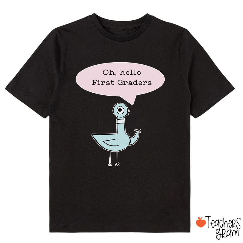 Personalized Name And Grade Hello Class T-Shirt