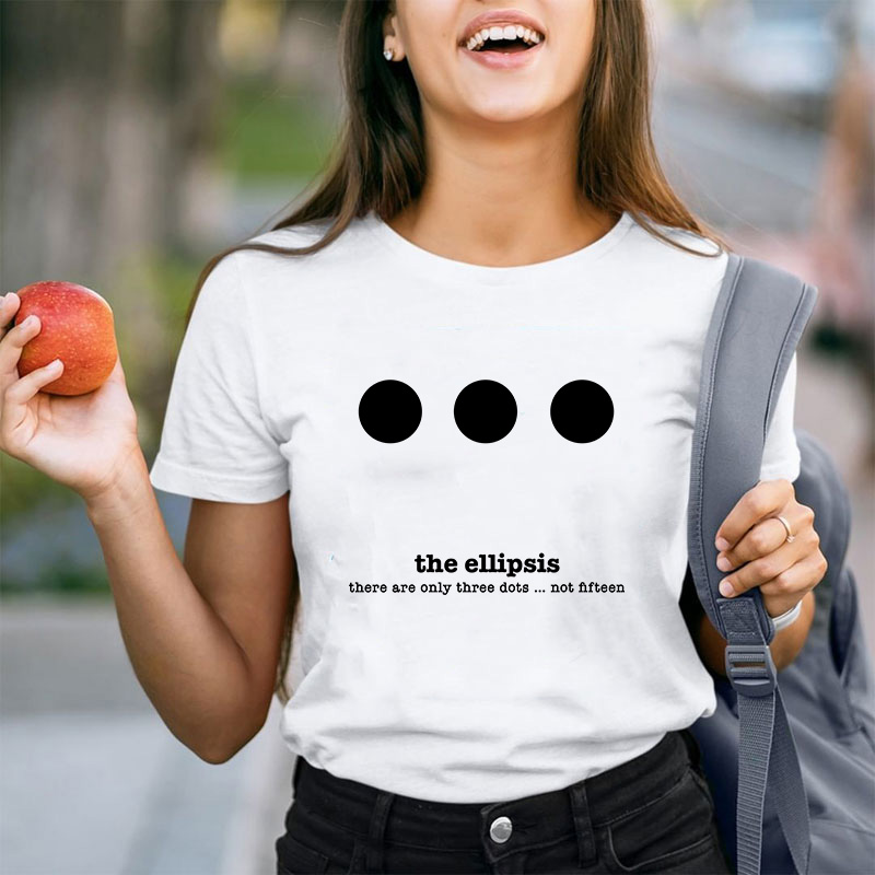 There Are Only Three Dots Teacher T-Shirt