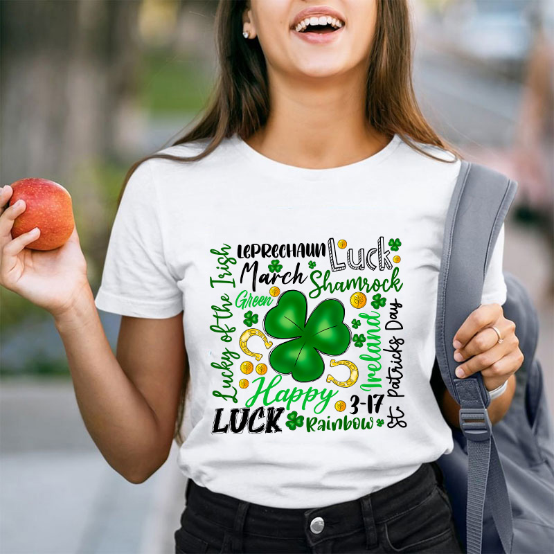 Happy St Patrick's Day Teacher T-Shirt