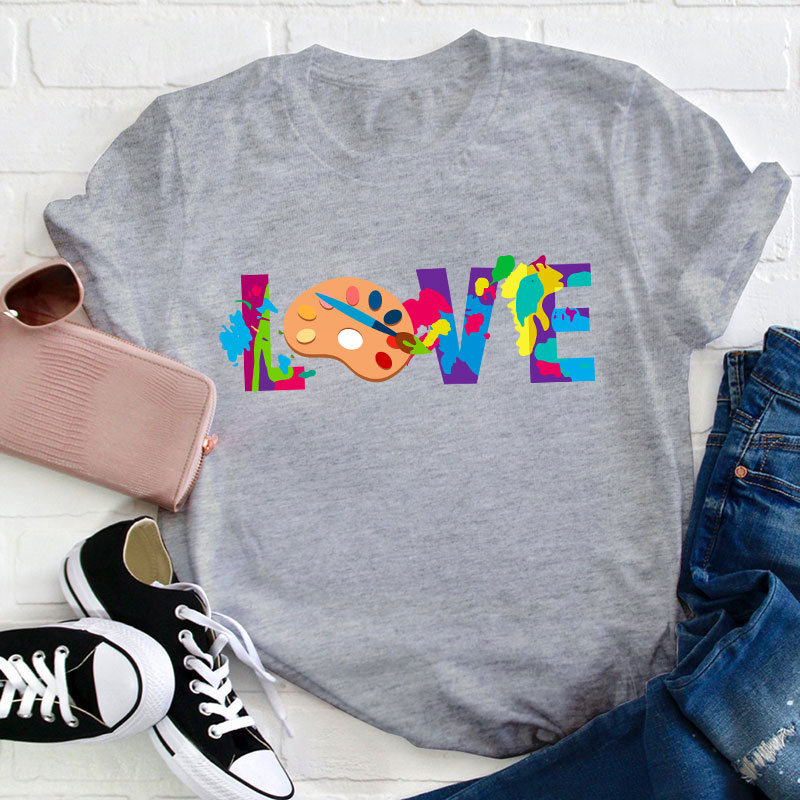 Love Art Teacher T-Shirt