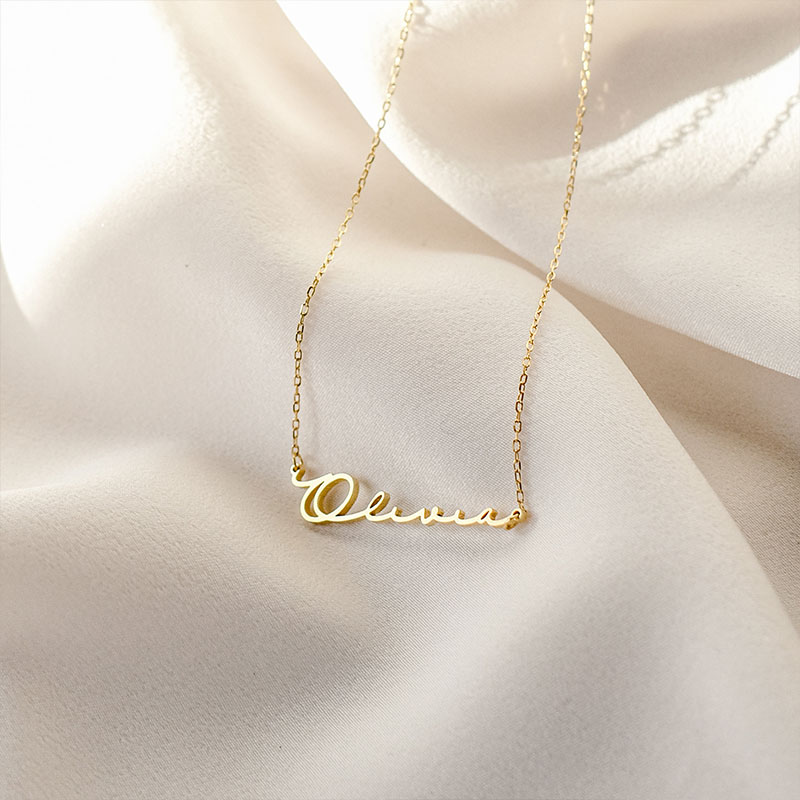 Personalized Name Teacher Necklace