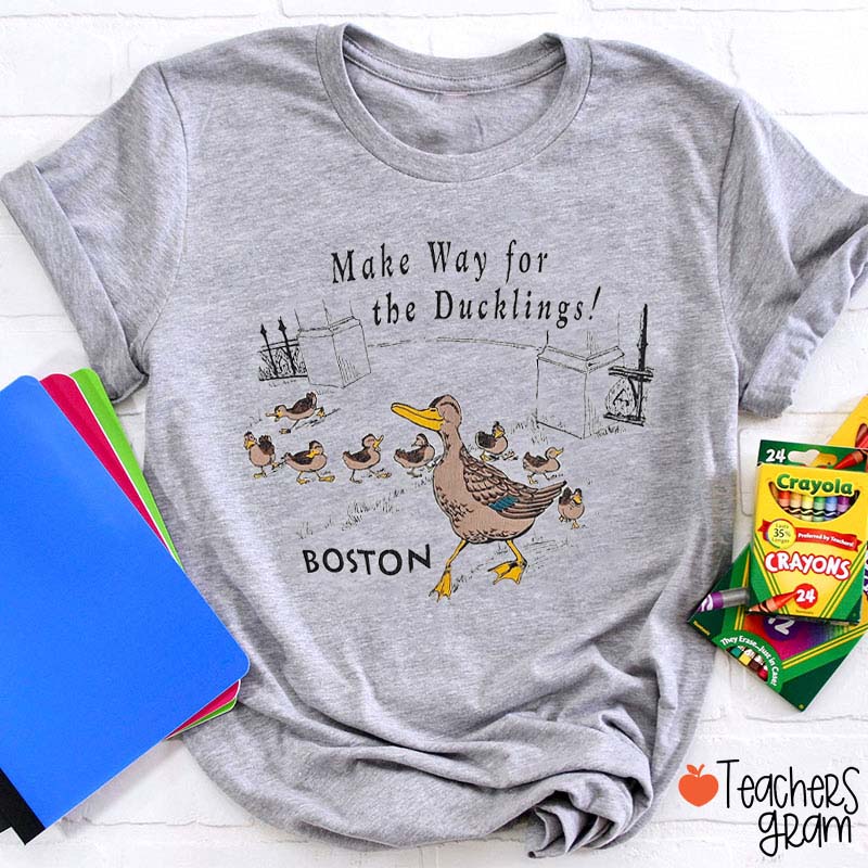 Make Way For The Duckings Teacher T-Shirt