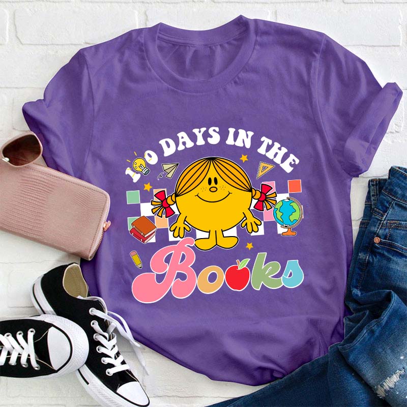100 Days In The Books Teacher T-Shirt