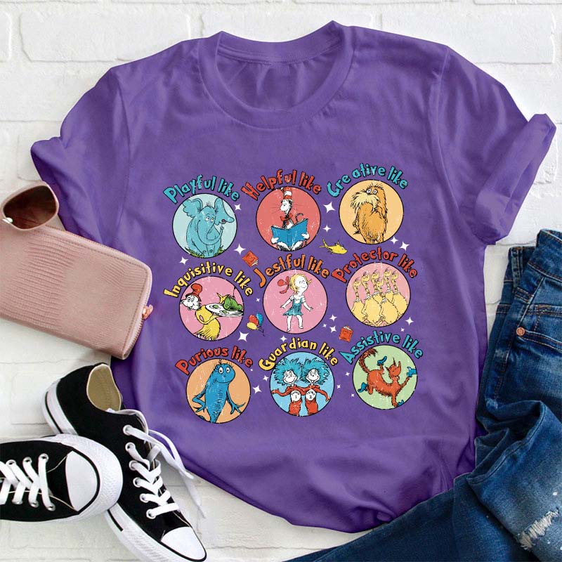Playful Like Helpful Like Creative Like Teacher T-Shirt