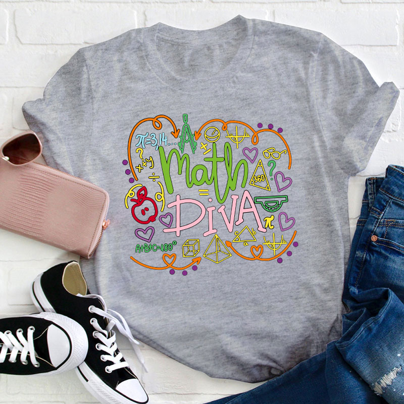 Math Diva Mathematical Symbol T-Shirt