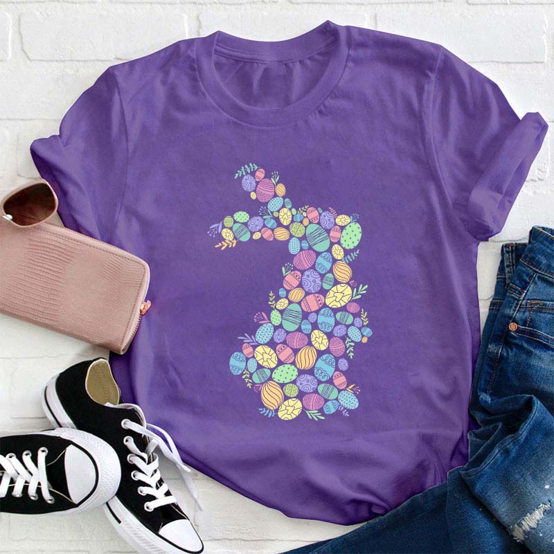 Cute Bunny Teacher T-Shirt