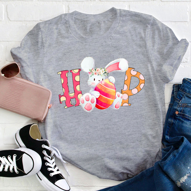 Hip Hop Bunny Teacher T-Shirt