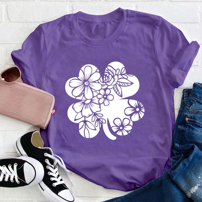 Lucky Shamrock Teacher T-Shirt