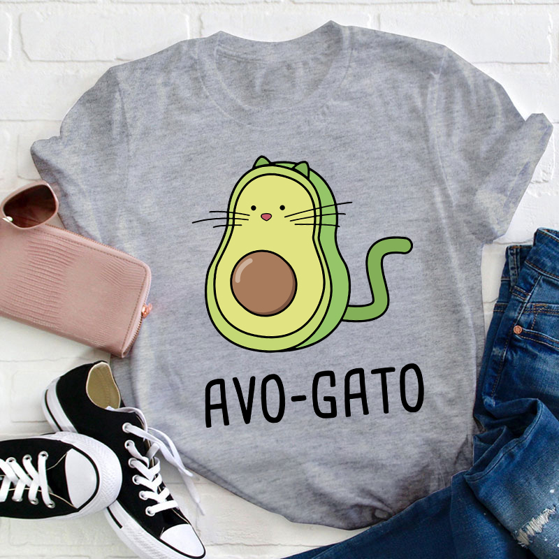Avo-Gato Cute Spanish Teacher T-Shirt