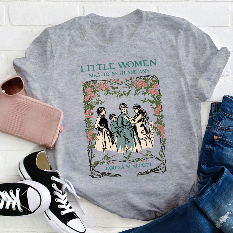 The Cover Of Little Women Teacher T-Shirt