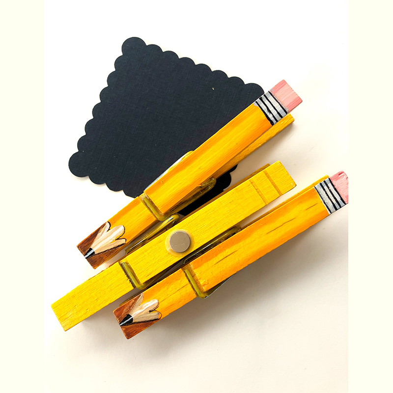 Painted Clothespin Magnets Teacher(10Pcs)
