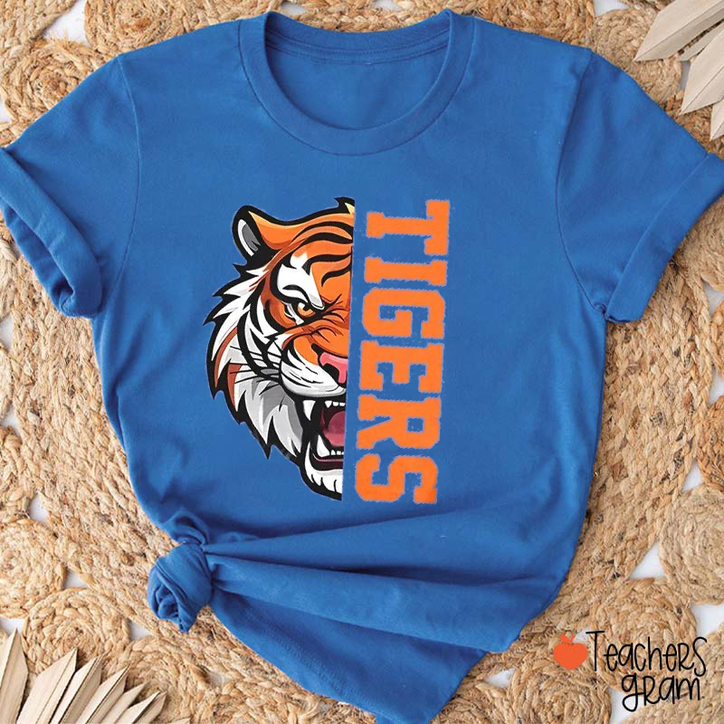 Personalized Realistic Mascot School Spirit Teacher T-Shirt