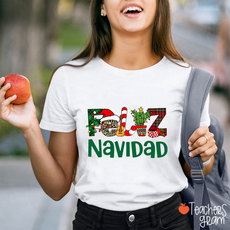 Feliz Navidad Spanish Teacher T-Shirt