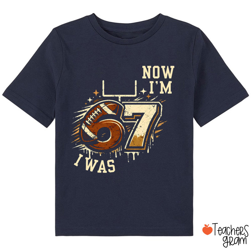 Personalized I Was 6 Now I’m 7 Birthday Boy Class T-Shirt