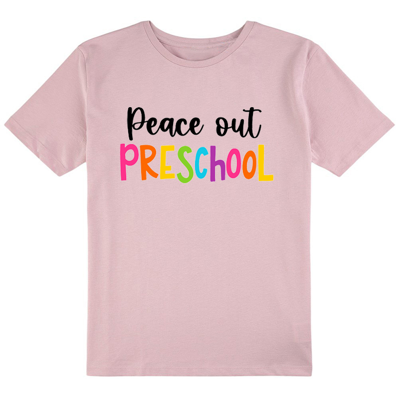 Personalized Grade Peace Out Class T-Shirt