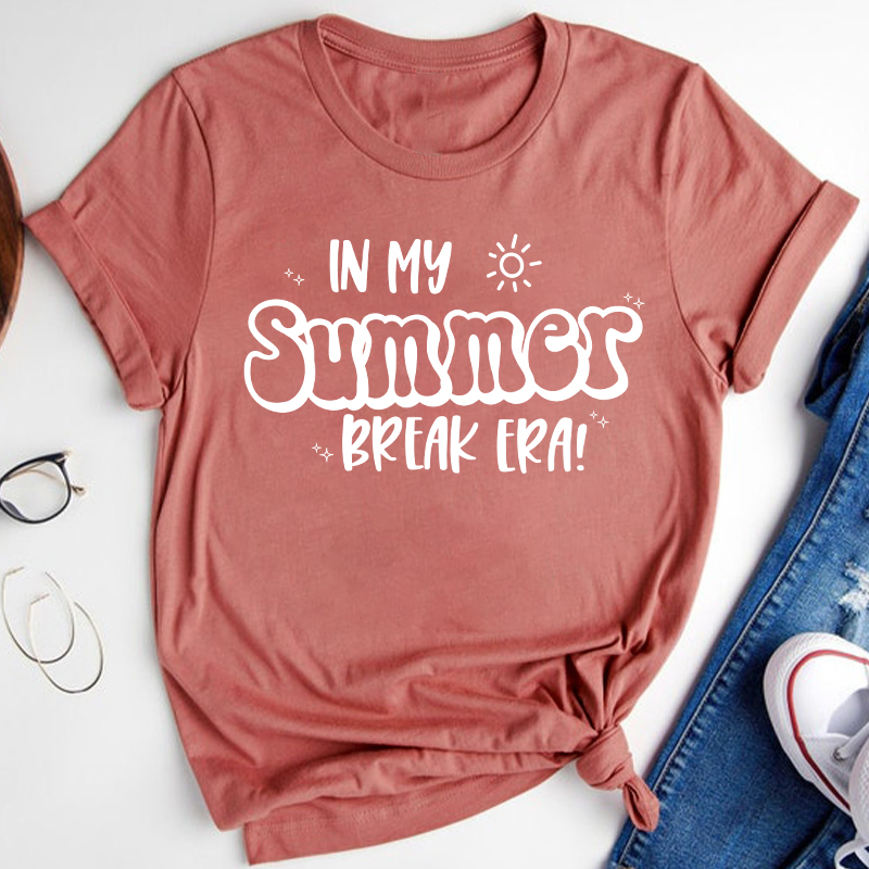 Summer In My Summer Break Era Teacher T-Shirt