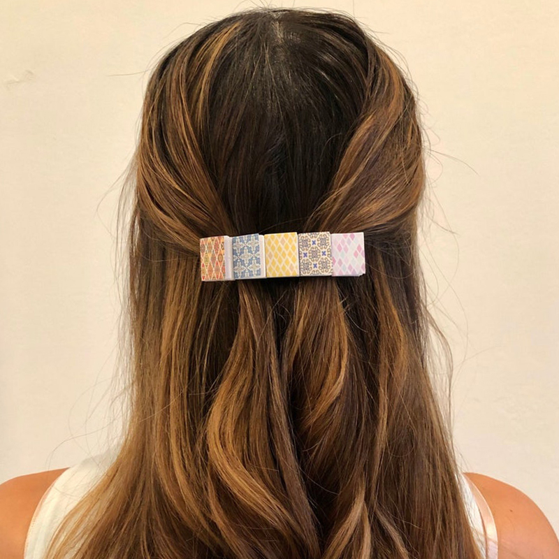 Colorful Miniature Book Hair Clip