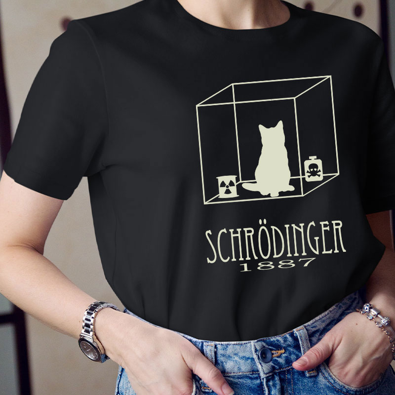 Schrodinger's Cat Teacher T-Shirt