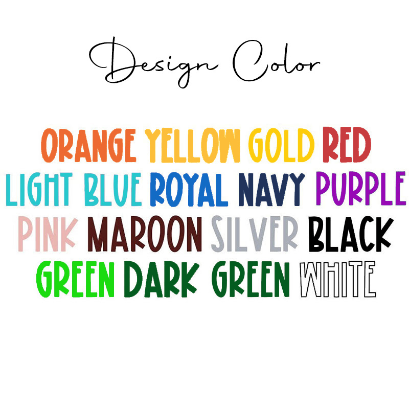 Personalized  Mascot And Your Number Simple Font Design Teacher Two Sided T-Shirt