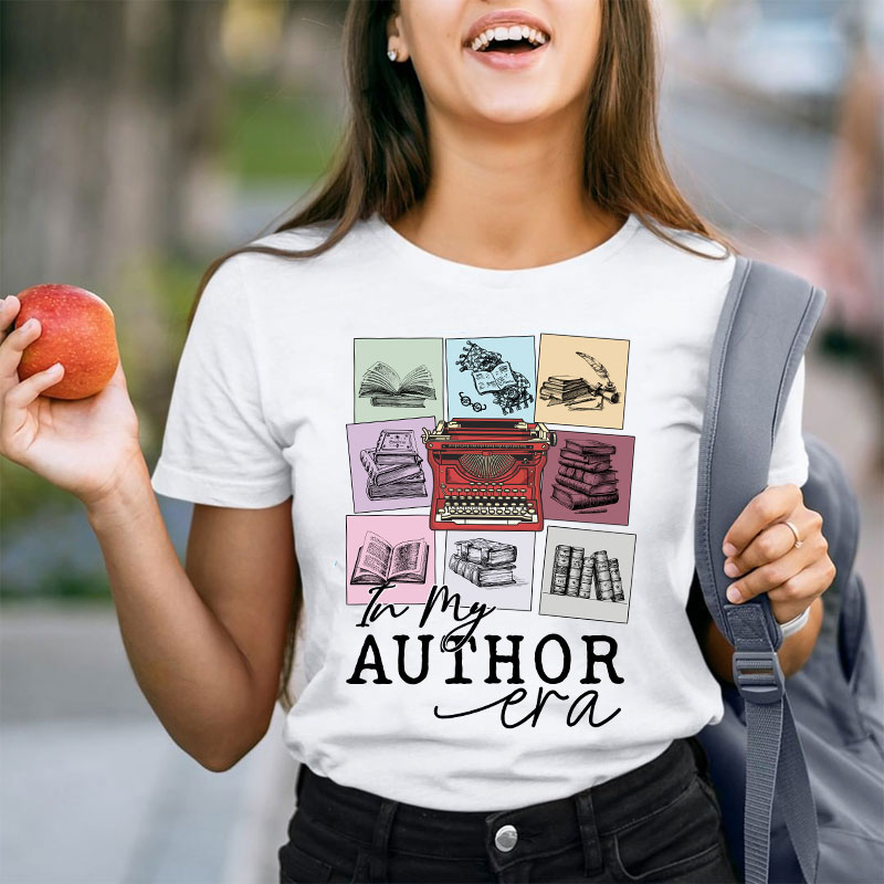 In My Author Era Teacher T-Shirt