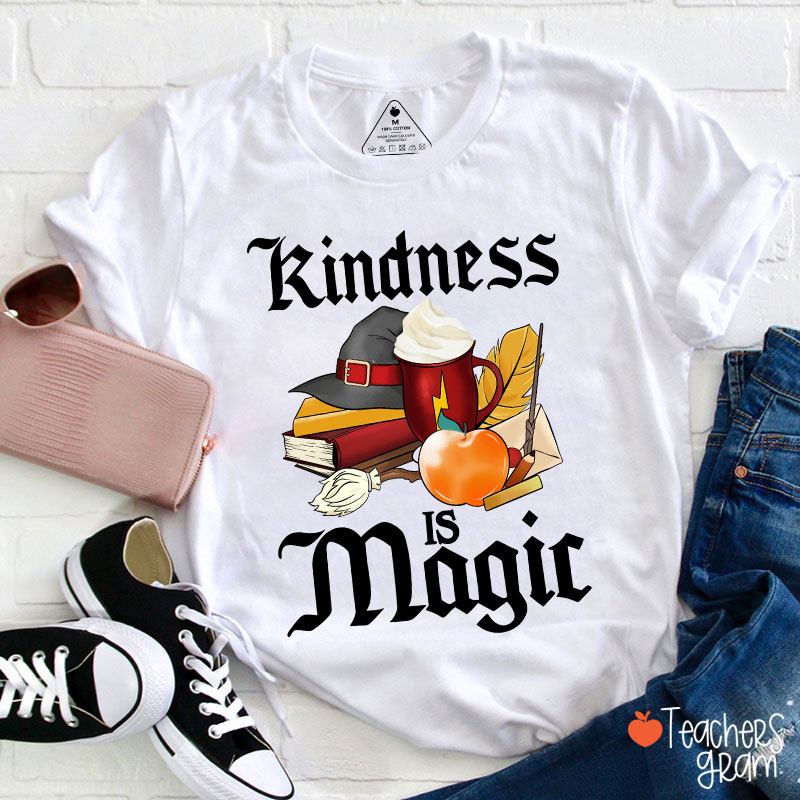Kindness Is Magic Peach T-Shirt