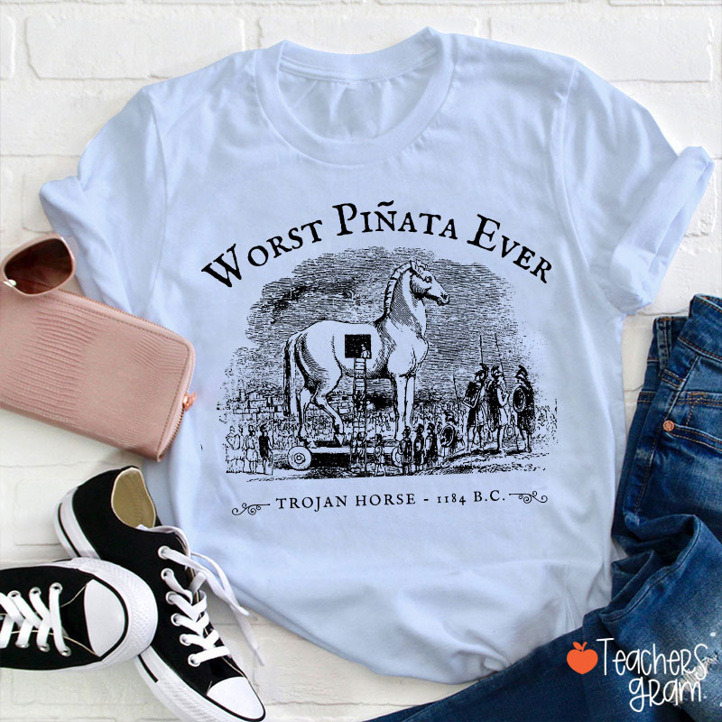 Worst Piñata Ever Teacher T-Shirt
